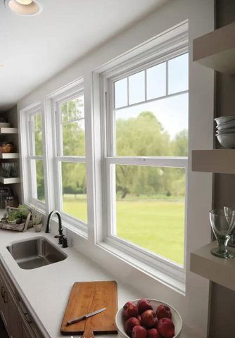 Janelas suspensas Upvc s&eacute;rie 82